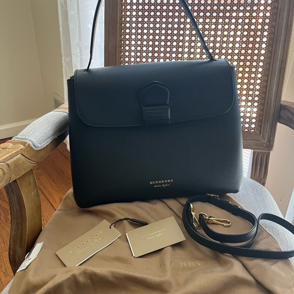 SOLD! Burberry Black Medium Camberley Bag